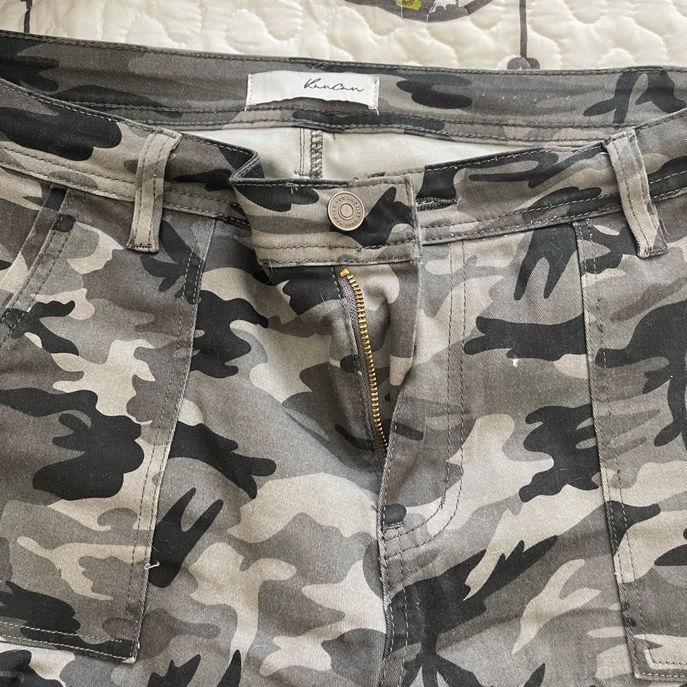 KanCan camo cargo pants
